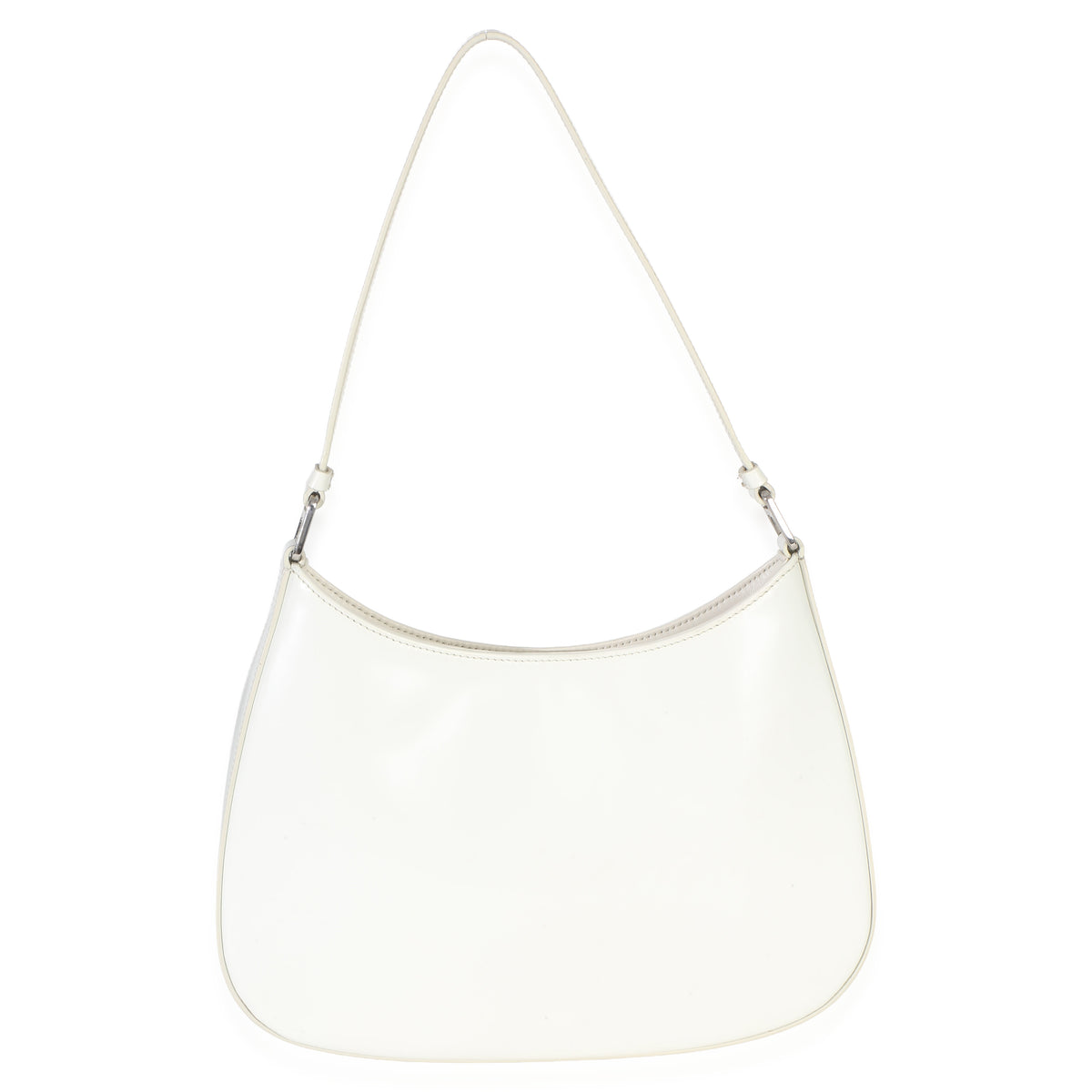 Prada White Spazzolato Cleo Bag Handbag 4