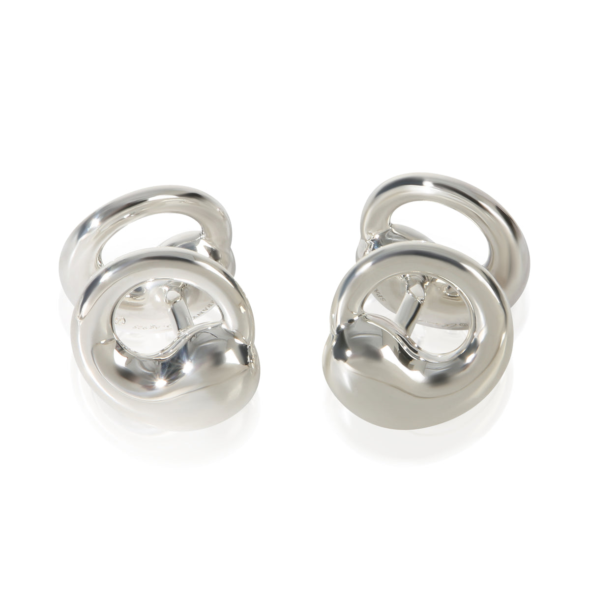 Tiffany & Co. Sterling Silver  Elsa Peretti Eternal Circle Cufflinks fv