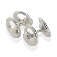 Tiffany & Co. Sterling Silver  Elsa Peretti Eternal Circle Cufflinks sv