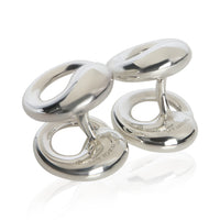 Tiffany & Co. Sterling Silver  Elsa Peretti Eternal Circle Cufflinks bv