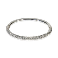 David Yurman Sterling Silver  Cable Hinged Bracelet sv