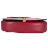 Saint Laurent Cherry Jam Box Calfskin Mini Voltaire Shoulder Bag Handbag stamp