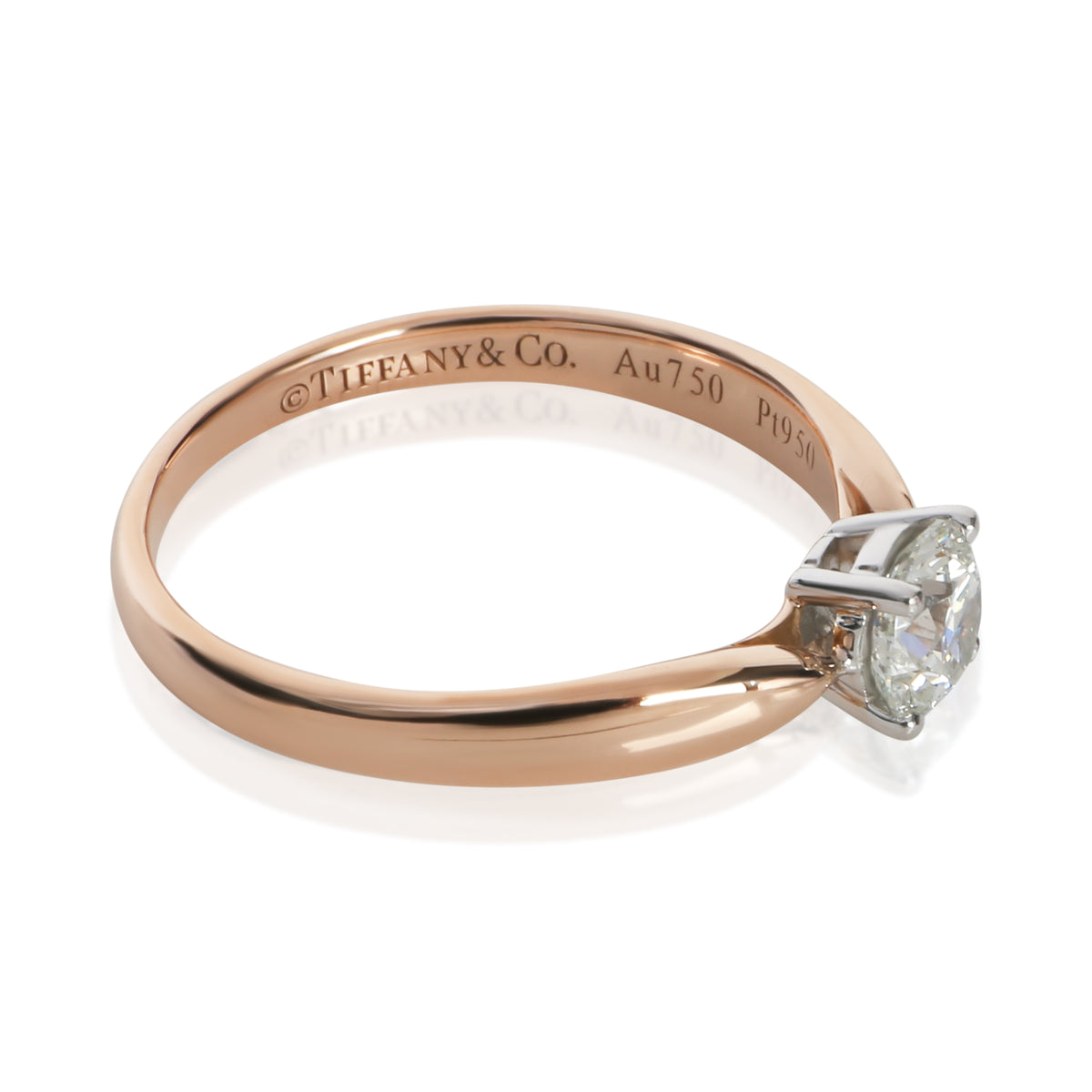 Tiffany & Co. 0.46 ct Round Brilliant Diamond Harmony Engagement Ring sv