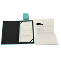 Tiffany & Co. 0.46 ct Round Brilliant Diamond Harmony Engagement Ring box
