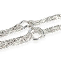 Tiffany & Co. Sterling Silver  Multi strand Heart Necklace clasp