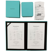 Tiffany & Co. Platinum Diamond Soleste Earrings box