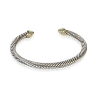 David Yurman Yellow Gold & Sterling Silver  Classic Cable Bracelet pv