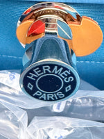 Hermès Bleu Azteque Toile Vache Hunter Herbag Zip 31 PM PHW Handbag ad3