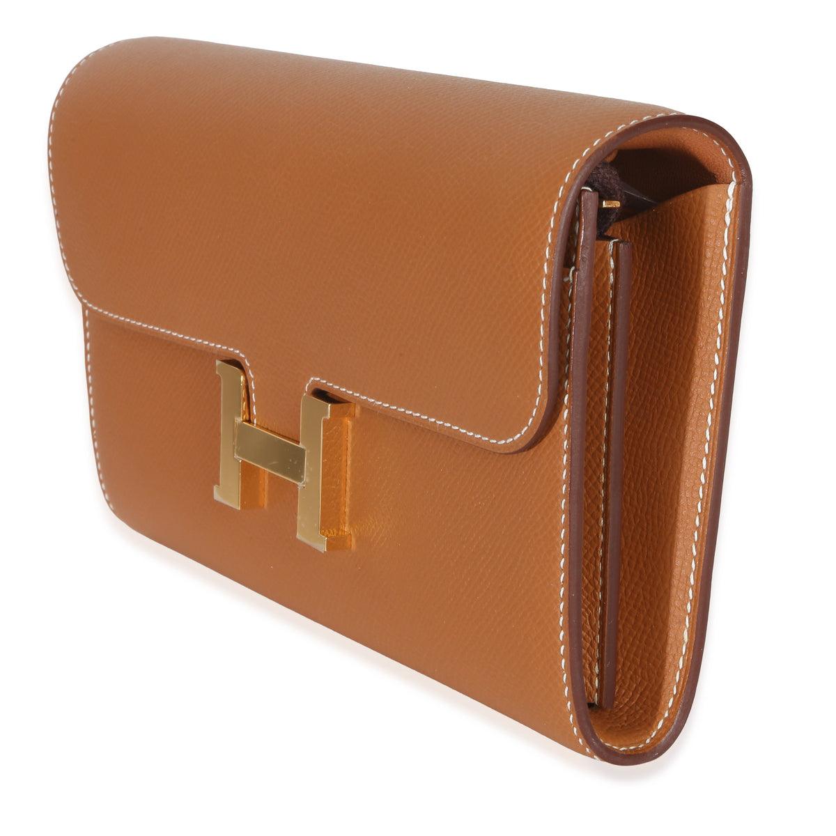 Hermès Gold Epsom Constance Long Wallet To Go GHW Wallet 2