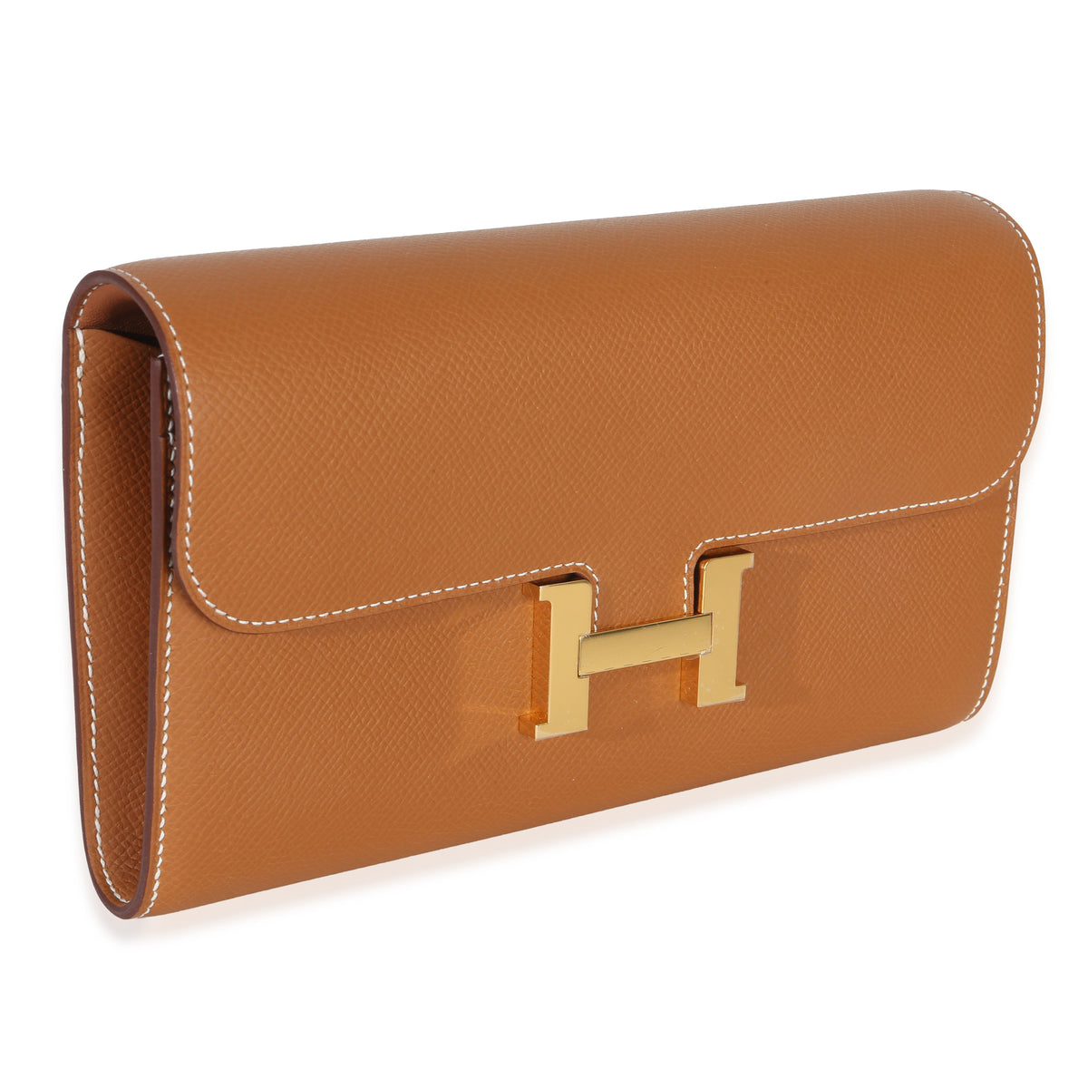 Hermès Gold Epsom Constance Long Wallet To Go GHW Wallet 3
