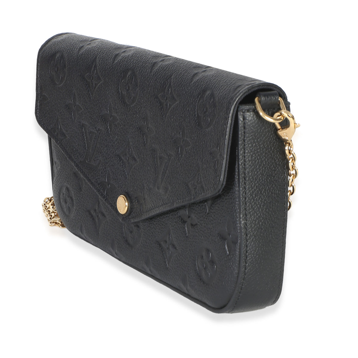 Louis Vuitton Black Monogram Empreinte Felicie Pochette Handbag 3