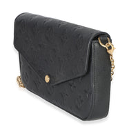 Louis Vuitton Black Monogram Empreinte Felicie Pochette Handbag 3