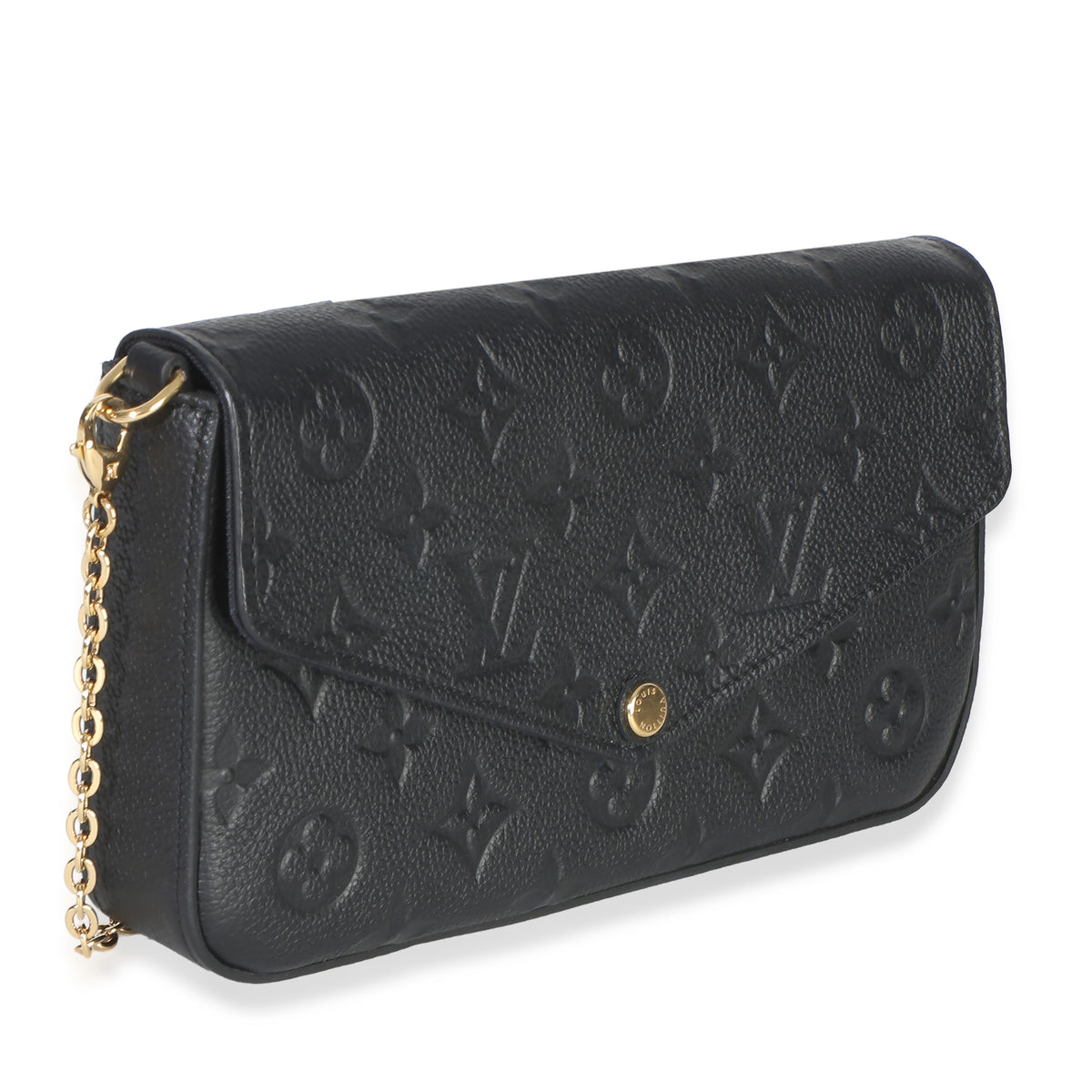 Louis Vuitton Black Monogram Empreinte Felicie Pochette Handbag 4