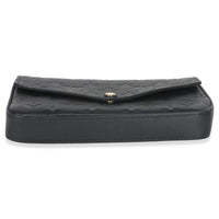 Louis Vuitton Black Monogram Empreinte Felicie Pochette Handbag 6