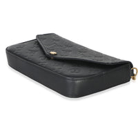 Louis Vuitton Black Monogram Empreinte Felicie Pochette Handbag 7