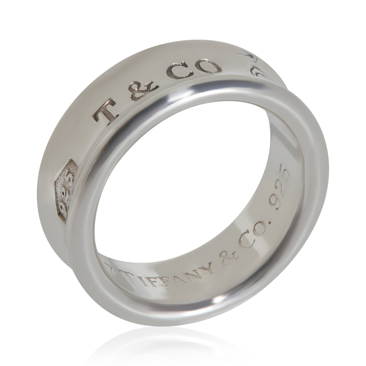 Tiffany & Co. Sterling Silver  1837 Band