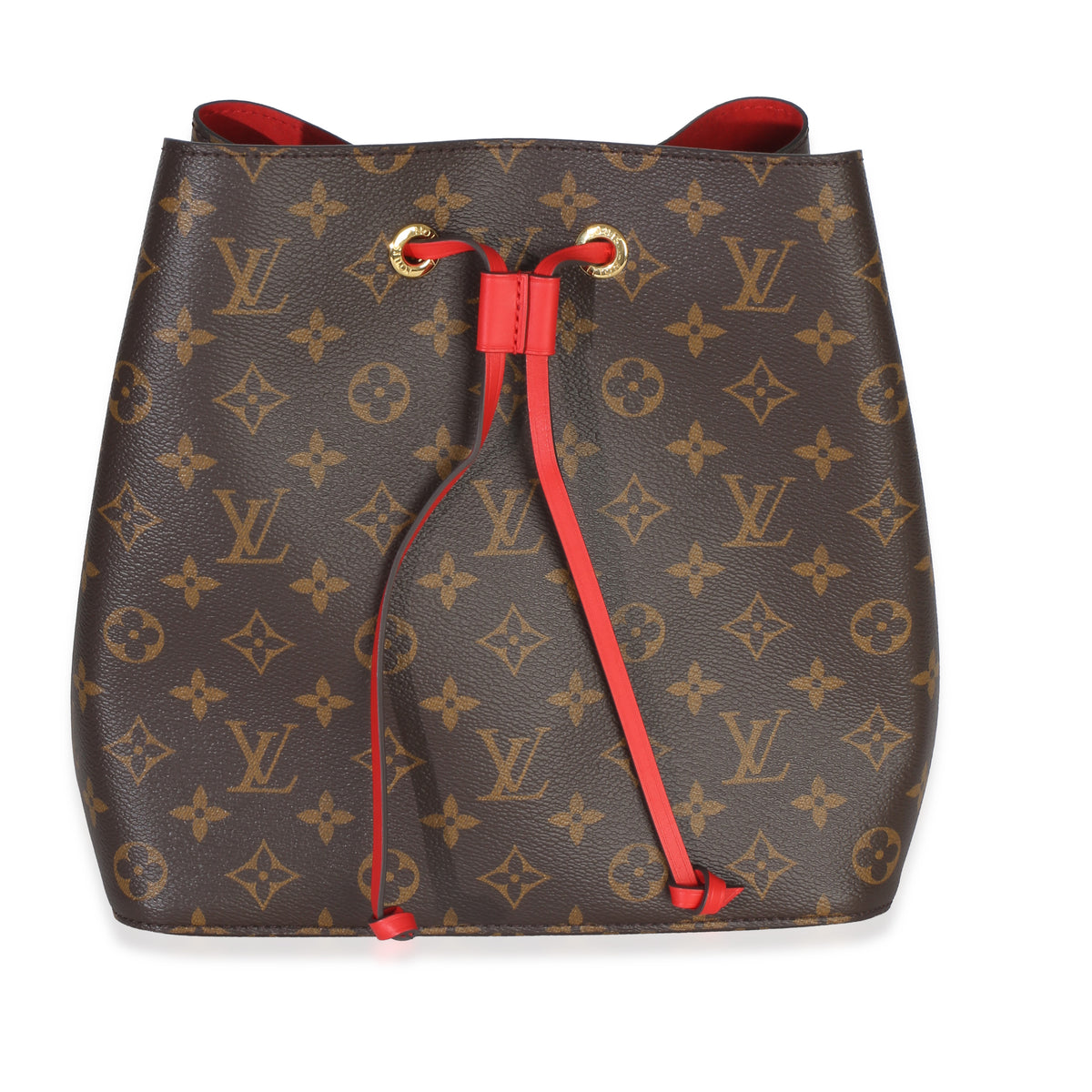 Louis Vuitton Coquelicot Monogram Canvas Neonoe MM Handbag fv