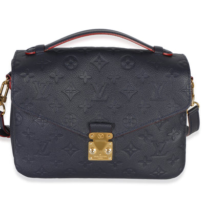 Louis Vuitton Marine Rouge Monogram Empreinte Pochette Metis Handbag id