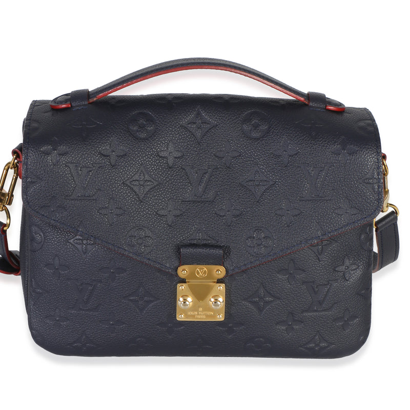 Louis Vuitton Marine Rouge Monogram Empreinte Pochette Metis Handbag id