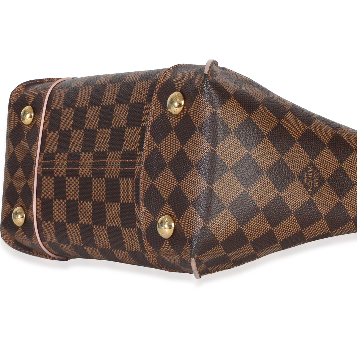 Louis Vuitton Rose Ballerine Damier Ebene Canvas Caissa PM Tote Handbag 6