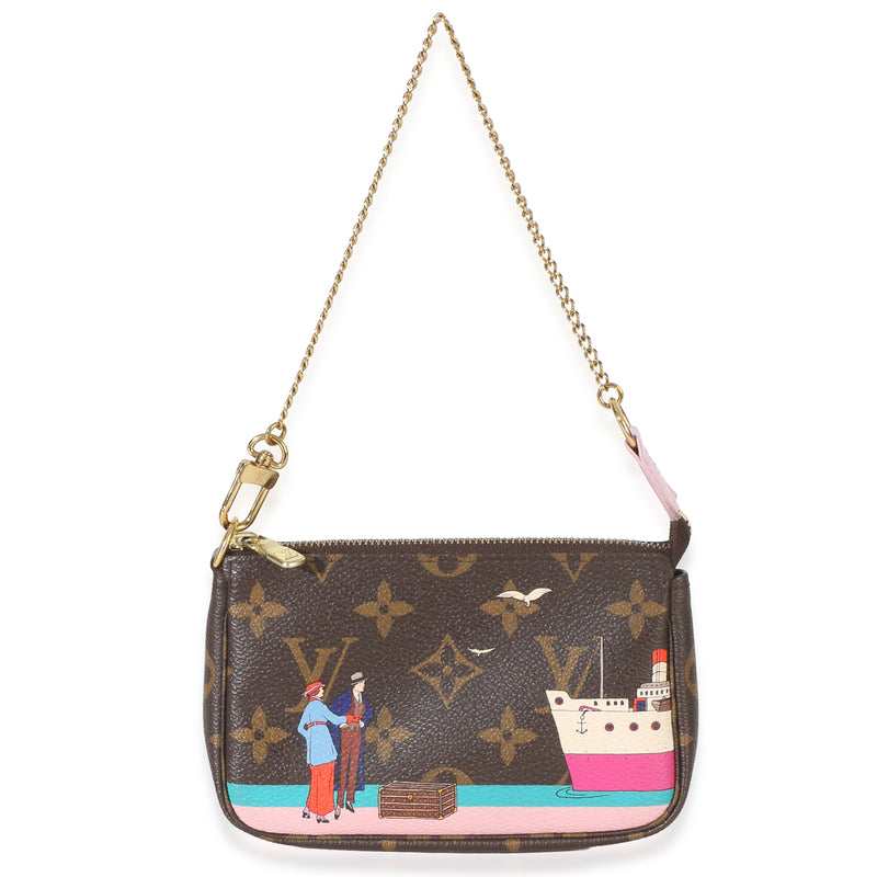 Louis Vuitton Monogram Canvas Christmas Animation Mini Pochette Accessories Handbag id