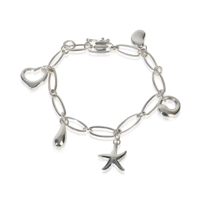 Tiffany & Co. Sterling Silver  Elsa Peretti Charm Bracelet fv