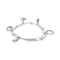 Tiffany & Co. Sterling Silver  Elsa Peretti Charm Bracelet pv