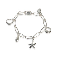 Tiffany & Co. Sterling Silver  Elsa Peretti Charm Bracelet fv