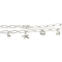 Tiffany & Co. Sterling Silver  Elsa Peretti Charm Necklace sv