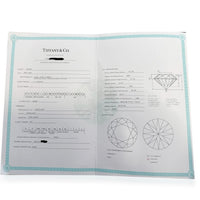 Tiffany & Co. Platinum Diamond Pendant stamp