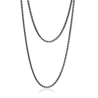 Tiffany & Co. Sterling Silver  Thin Sparkle Chain Necklace fv