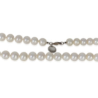 Tiffany & Co. Sterling Silver Pearl Ziegfeld 8 9mm Necklace sv