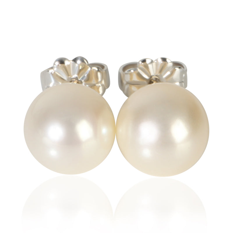 Tiffany & Co. Sterling Silver Pearl Earrings fv