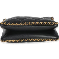 Chanel Black Quilted Caviar Mini Never Ending Chain Tote Handbag 5
