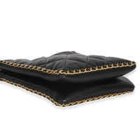 Chanel Black Quilted Caviar Mini Never Ending Chain Tote Handbag 7