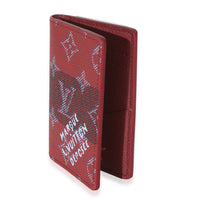 Louis Vuitton Red Monogram Canvas Heritage Pocket Organizer Wallet 2