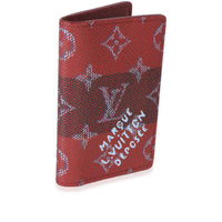 Louis Vuitton Red Monogram Canvas Heritage Pocket Organizer Wallet 3
