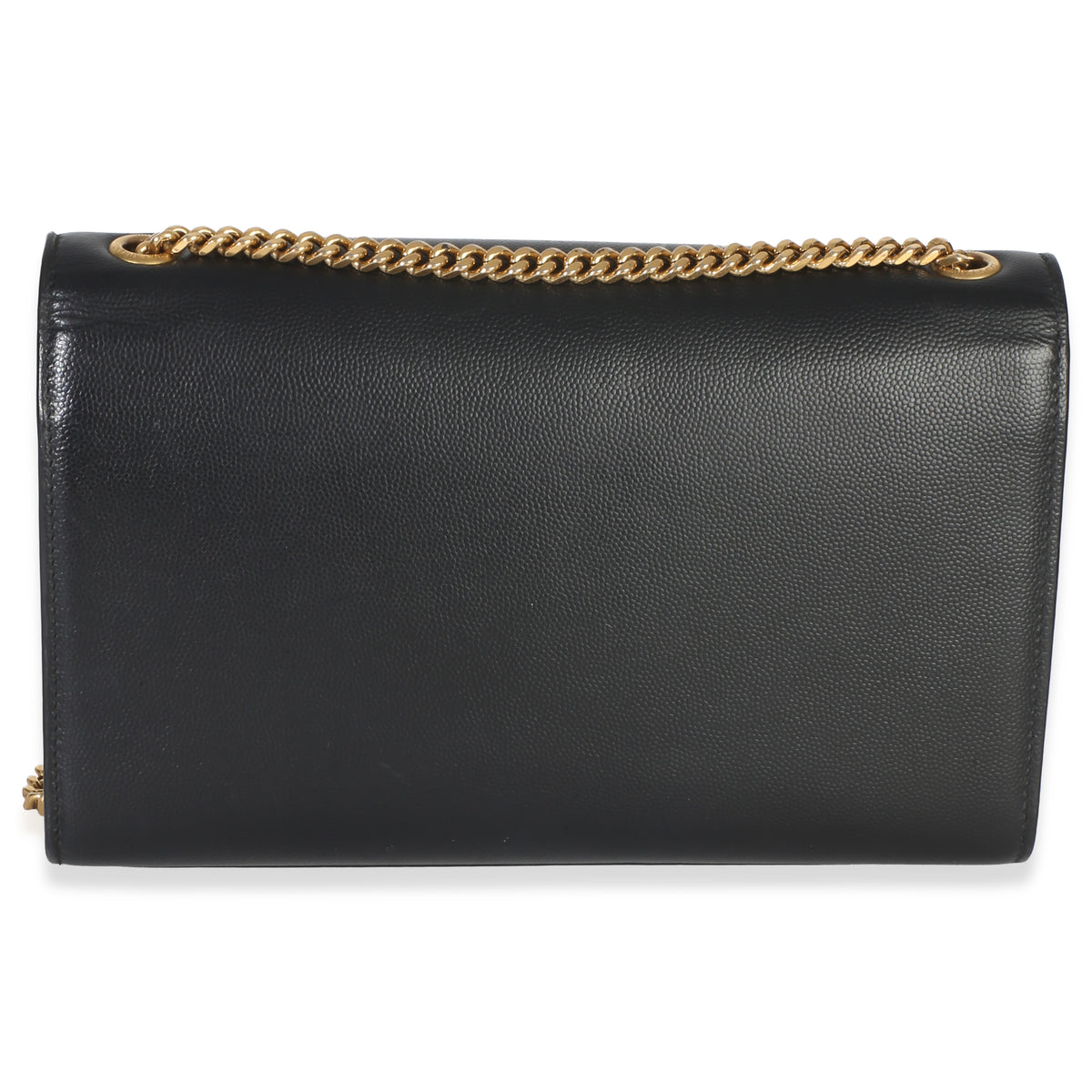 Saint Laurent Black Grain De Poudre Medium Kate Chain Bag Handbag 4