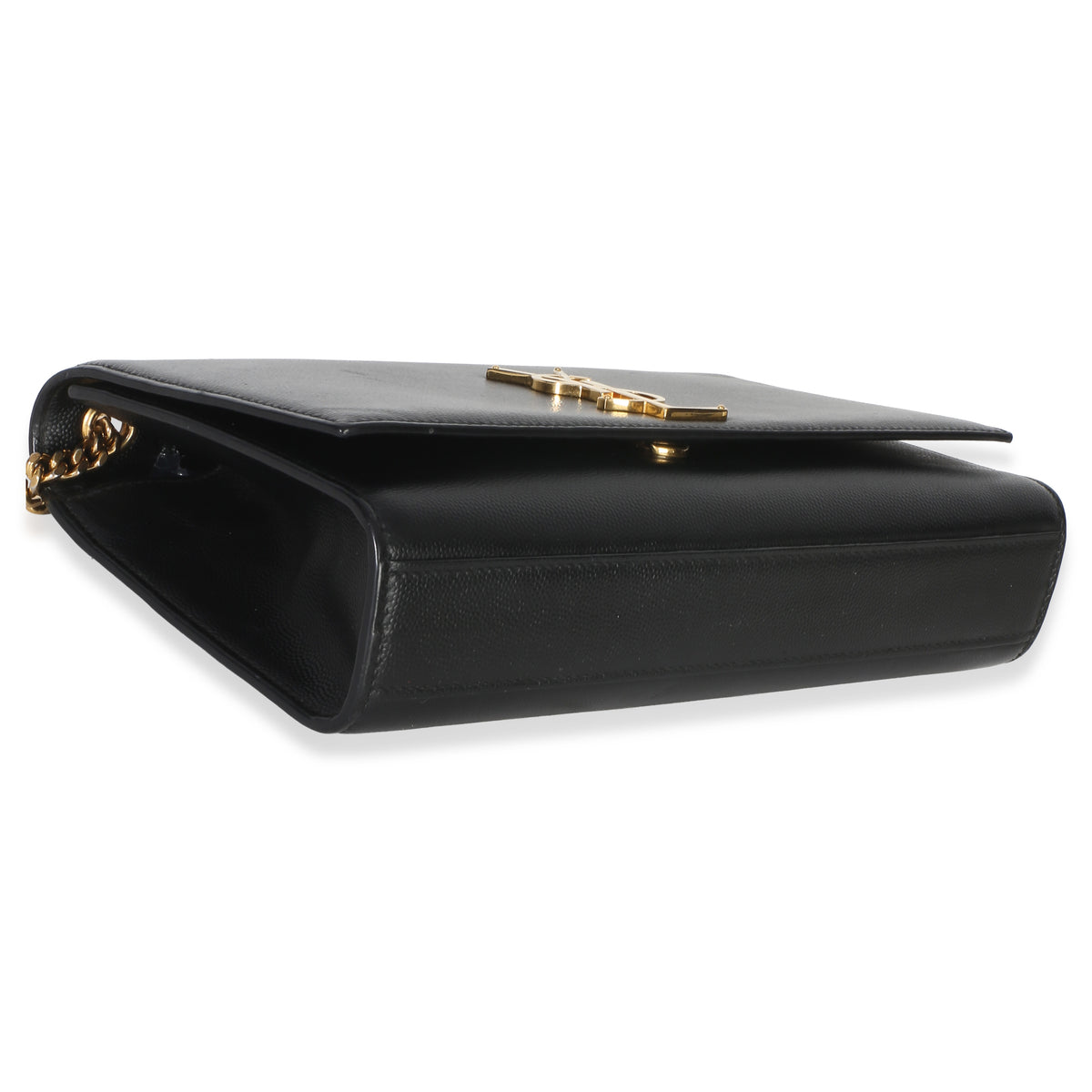 Saint Laurent Black Grain De Poudre Medium Kate Chain Bag Handbag 7