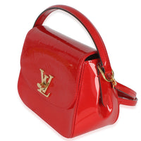 Louis Vuitton Red Monogram Vernis Pasadena Shoulder Bag Handbag 2
