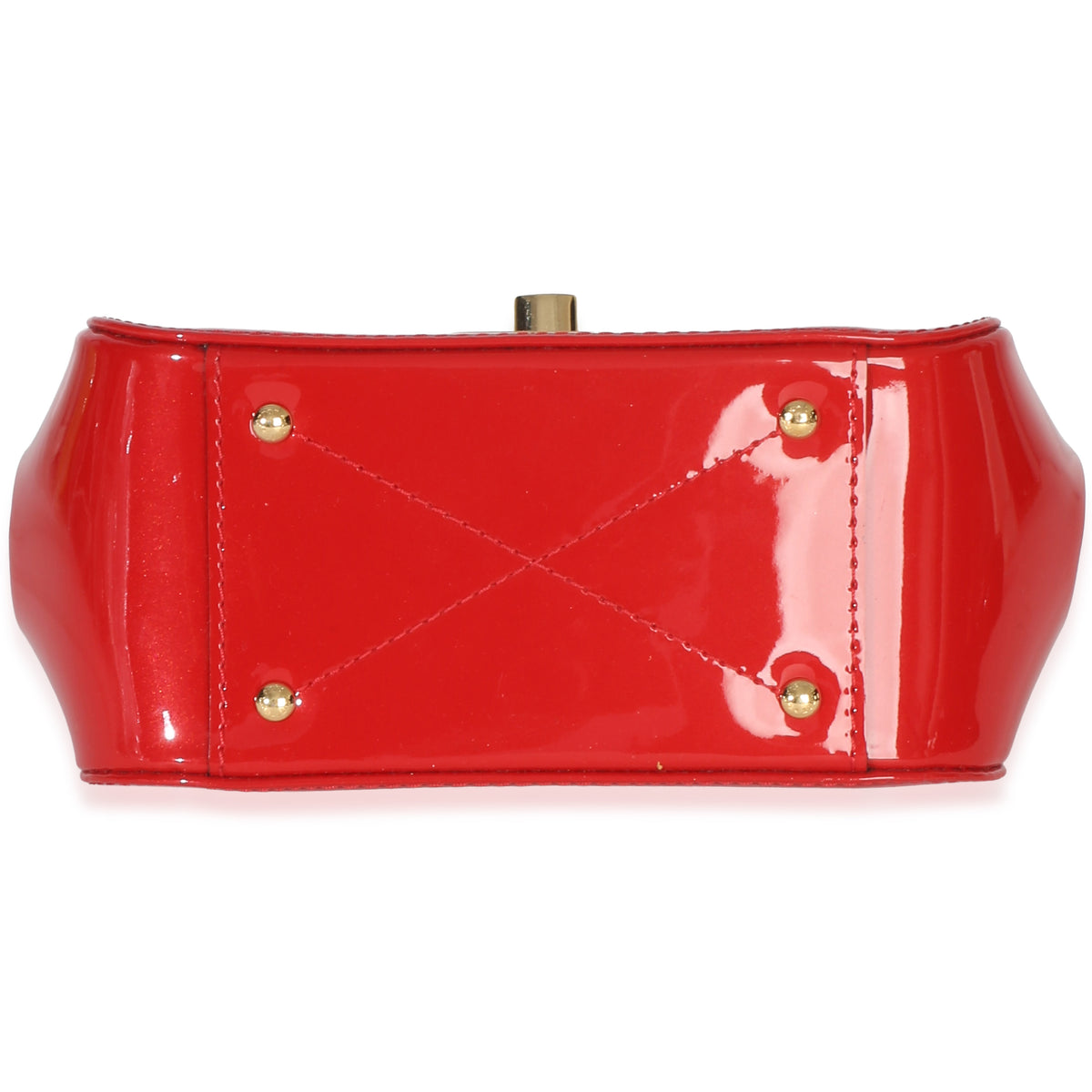 Louis Vuitton Red Monogram Vernis Pasadena Shoulder Bag Handbag 5