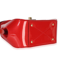 Louis Vuitton Red Monogram Vernis Pasadena Shoulder Bag Handbag 7
