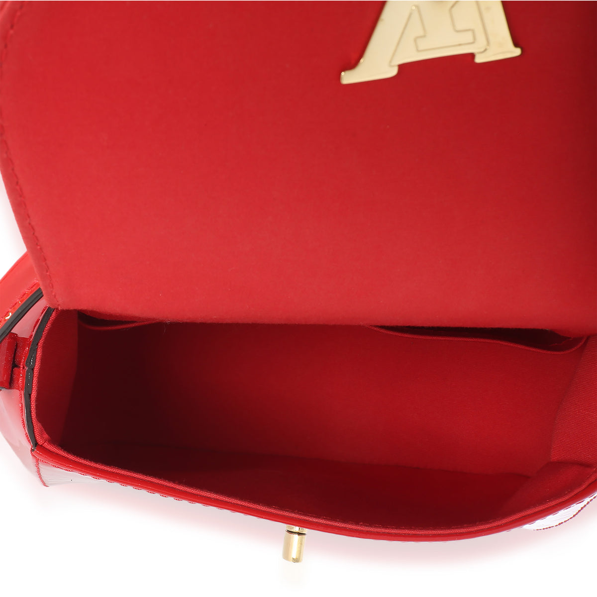 Louis Vuitton Red Monogram Vernis Pasadena Shoulder Bag Handbag 9