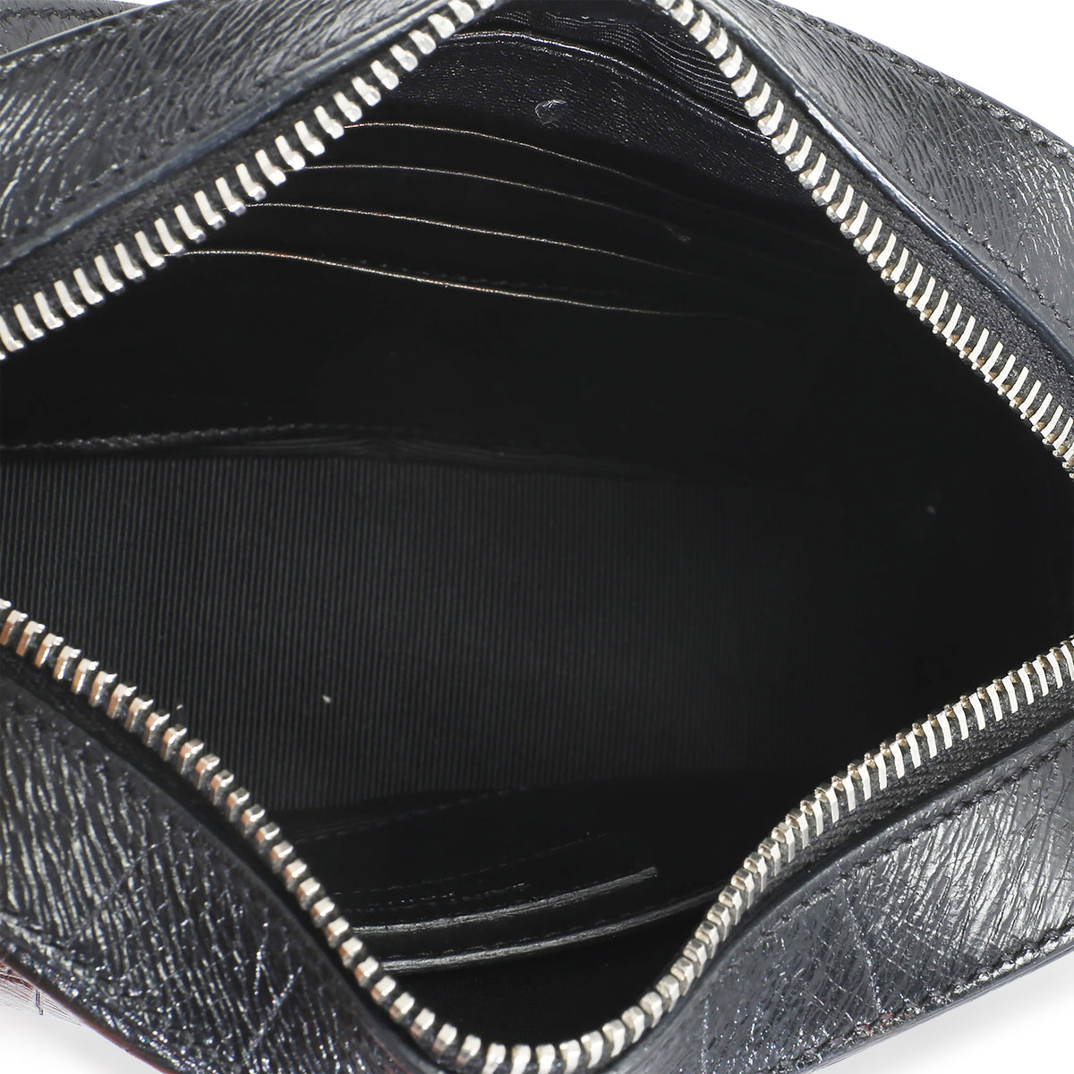 Saint Laurent Black Crocodile Embossed Calfskin Mini Camera Bag Handbag 9
