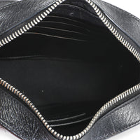 Saint Laurent Black Crocodile Embossed Calfskin Mini Camera Bag Handbag 9