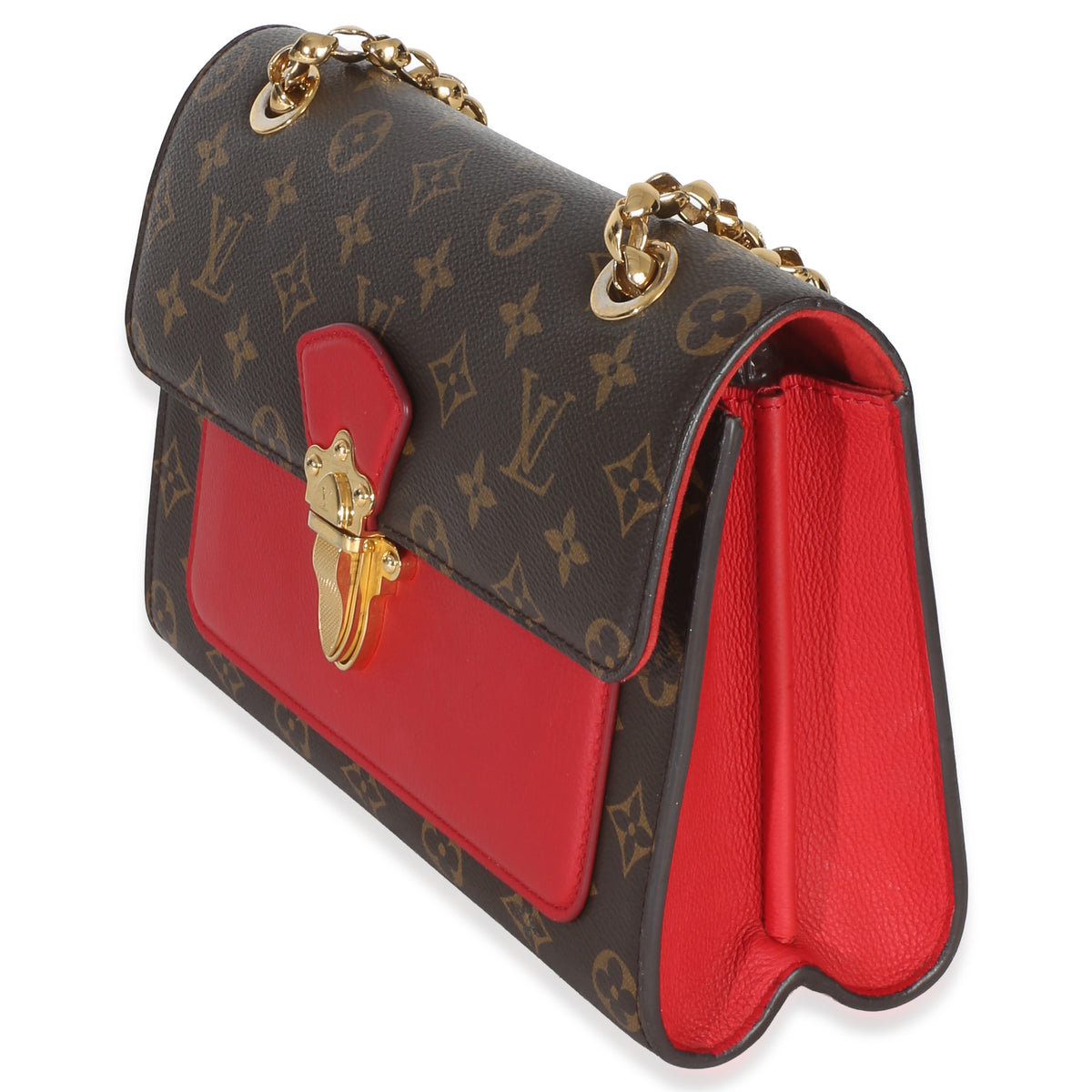 Louis Vuitton Cherry Monogram Canvas Victoire Chain Bag Handbag 2
