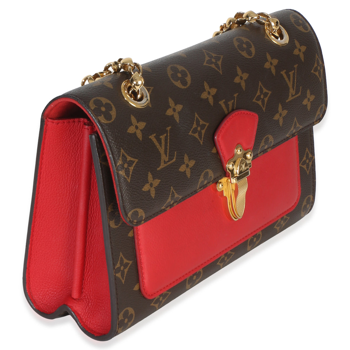Louis Vuitton Cherry Monogram Canvas Victoire Chain Bag Handbag 3