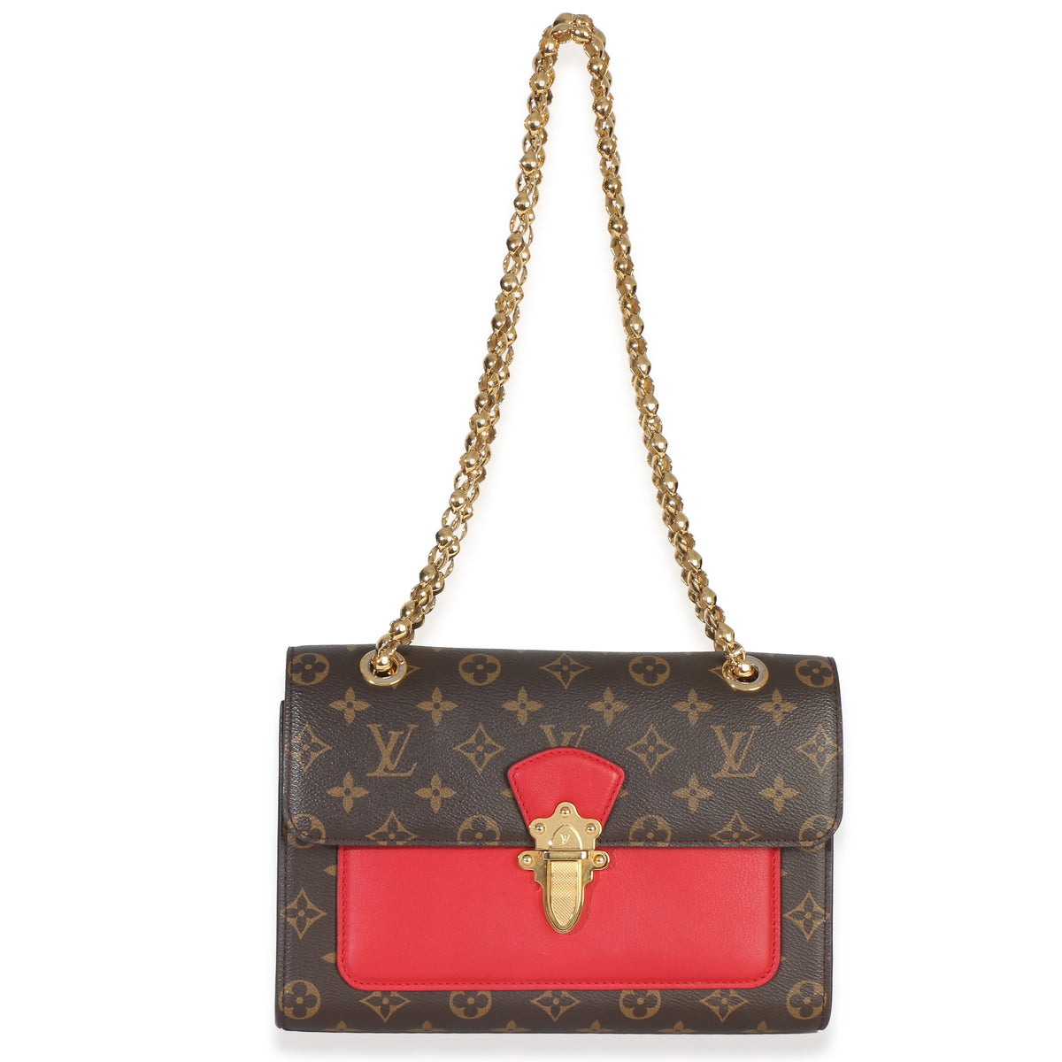 Louis Vuitton Cherry Monogram Canvas Victoire Chain Bag Handbag 8