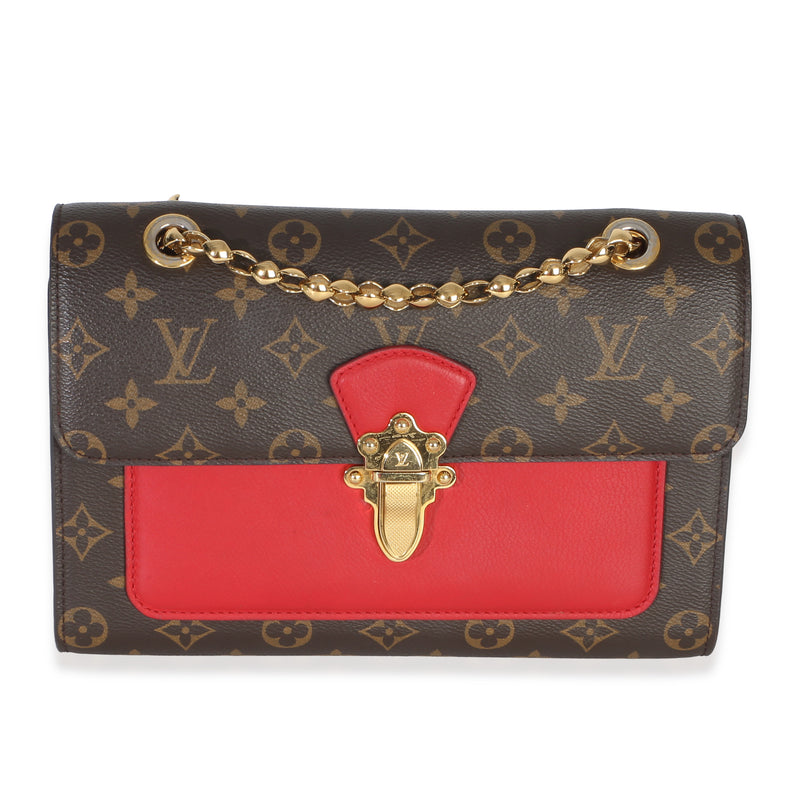 Louis Vuitton Cherry Monogram Canvas Victoire Chain Bag Handbag fv