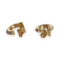 Tiffany & Co. Yellow Gold Diamond Tiffany T T1 Extra Small Hoop Earrings av